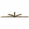 Ekena Millwork Redmond Rough Sawn Timber Gable Bracket, Douglas Fir, 108"W x 27"H x 4"D x 4"F, 6/12 Pitch GBW108X27X0404RED00RDF - alternate 5